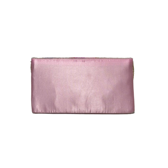 Rose All Day Beaded Clutch / Crossbody Purse shades of Pink new night out bag - Picture 10 of 11